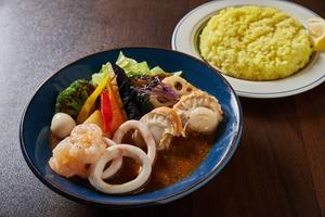【百名店2024受賞】シーフードベジココナッツカレー Seafood and Vegetable Coconuts Curry