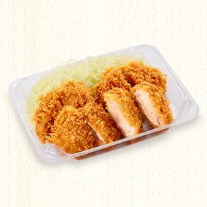 かつ庵 熟成ヒレかつ弁当(4枚)※ごはん無し Chicken Tender Cutlet & Freshly Shredded Cabbage