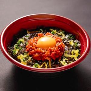 チャンジャ海苔ご飯 Rice with Chanja and Seaweed
