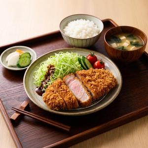 厚切り豚かつ定食