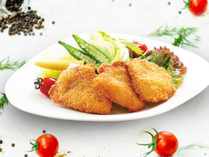 鶏むね肉のカツレツサラダ【深夜】