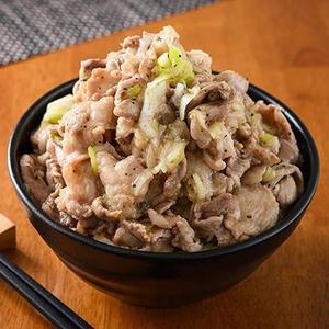 【満足】極旨塩だれにんにく豚丼+濃厚！ちょいカレー付き(お肉400g)