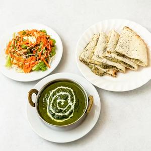 バジルチーズナン セット Basil cheese nan set