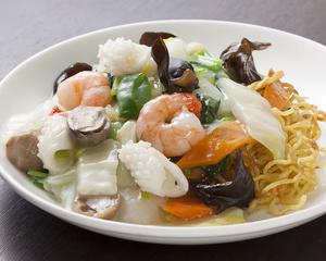 海鮮かた焼きそば
