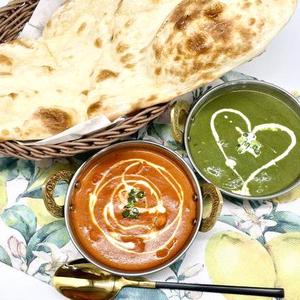 お好きなカレー2種類＆ナンorライス/2Curry Select＆Naan or Rice
