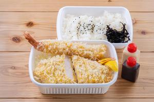 ロース＆エビフライ弁当