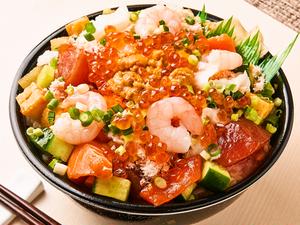 魚丼 海賊丼 (161) Pirate's Rice Bowl