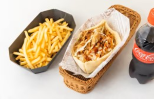 ケバブサンドポテトドリンクセット●Kebab Sando Potato Drink Set