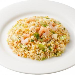 海鮮レタスチャーハン
