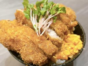 【トンカツ】芳寿豚のカツとじ丼 Hju Pork Katsu-Toji Rice Bowl