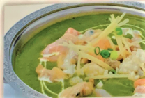 raja シーフードパラックSeafood Palak