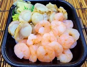 丼丸 ボイル貝柱エビ丼
