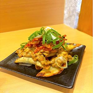 納豆キムチ揚げ餃子