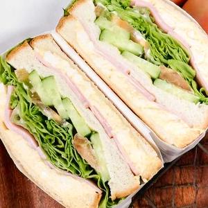 ダブルハムたまごサラダサンド Double Ham Egg Salad Sandwich