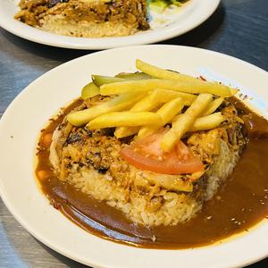 カレーチキンケバブライス