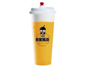 チーズマンゴーティー(黒糖タピオカなし) Lサイズ Cheese Mango Tea (Without Brown Sugar Tapioca Pearls) (Large)