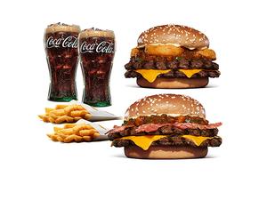 バーガーキング スモーク満喫ダブルビーフセット