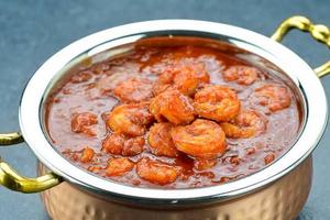 エビマサラカレーprawn masala curry