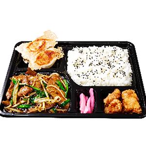 餃子伝説 レバニラ弁当