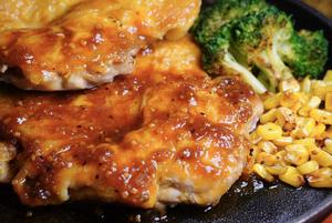 ステーキソースダブルチキンステーキ弁当(240g)Steak sauce Chicken Steak Box