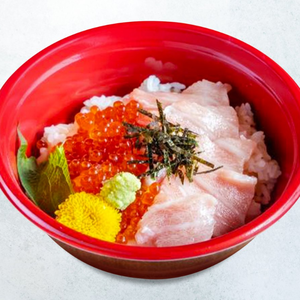 まぐろとろいくら丼