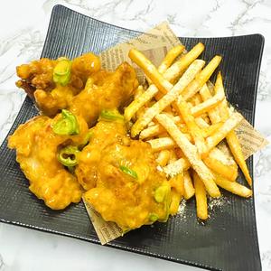 韓国風激辛マヨチキン＆シーズニングポテト