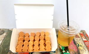 ホットケーキ(プレーン)オーガニックリンゴジュースセット