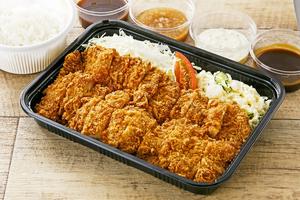 Wカツ弁当(チキンカツ2枚)