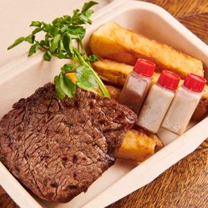 【今月の人気No.3】「塊肉ステーキ チャックロール」150g