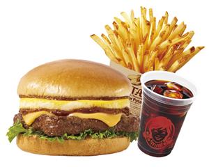 ウェンディーズ ・ファーストキッチン人気No.4 ロコモコバーガーセット