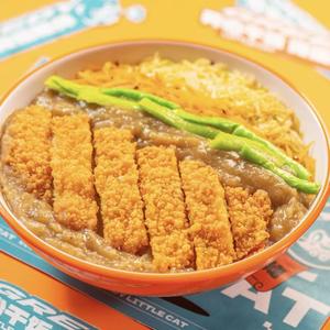マッシュポテトチキンカツビビンバ