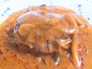 意外な組み合わせ？！ 明太子クリームソース ハンバーグ