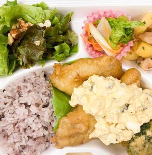 白身魚とブロッコリーの フリット弁当(タルタル添え)