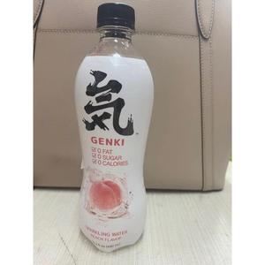 元気森林無糖白桃炭酸飲料
