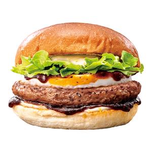 ゼッテリア ZETTERIA 【単品】絶品月見バーガー ZEPPIN (Ultimate) Tsukimi Beef Burger with Egg