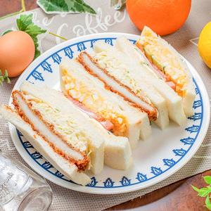 やみつきロースカツ + 名物ミックスサンドイッチ