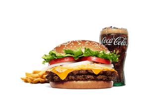 バーガーキング ダブルクアトロチーズワッパーセット