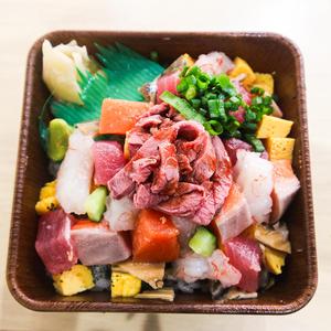黒ばらちらし丼