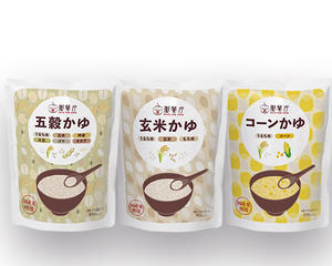 店内炊き上げ おかゆ専門店 粥餐庁(かゆさんちん) レトルト粥3P