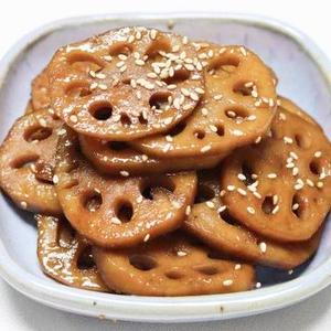 韓国風れんこん煮物