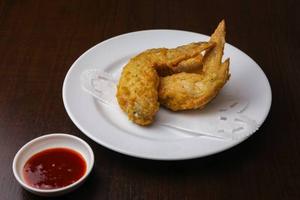 手羽先唐揚げ 3pcsとご飯セット