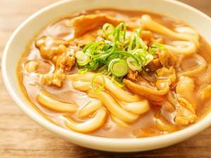 Chicken curry udon