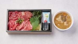 まぐろ丼と豚汁セット ディナー