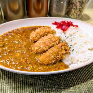 カキフライカレー
