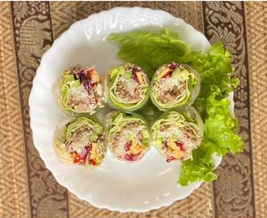 ポッピアソッ (タイ風生春巻き)  Fresh Spring roll