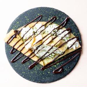 有機抹茶チョコレートバナナクレープ/organic matcha chocolate banana crepe