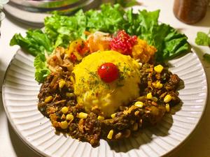 カレー1種盛り(キーマカレー)