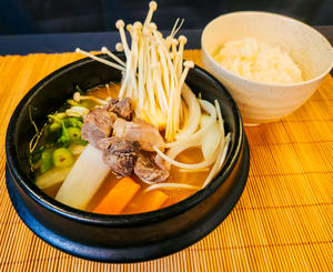 黒毛和牛すじテンジャン定食|Black Wagyu Beef Tendon Doenjang Set