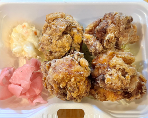 ●【計700gOVER！！】ザク旨ゲンコ唐揚げ4個入り ライスセット
