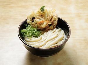 野菜のかき揚げうどん